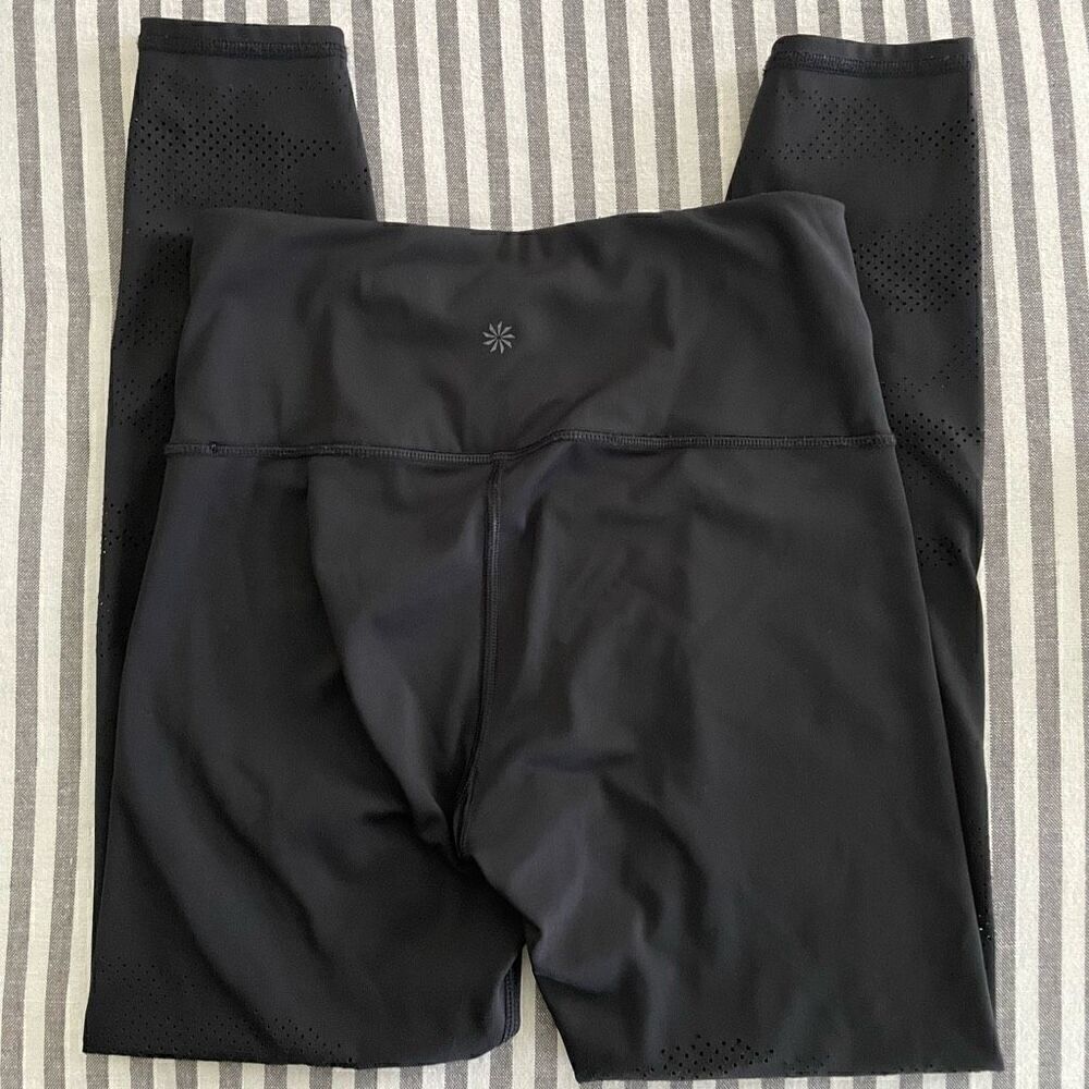 Athleta Persistence Camo Laser Cut 7/8 Tight Size XS